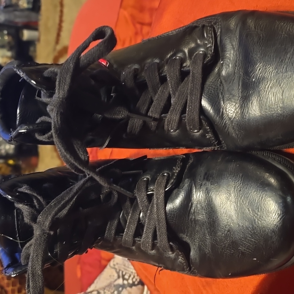 Men's ankle boots saw seven and a half black